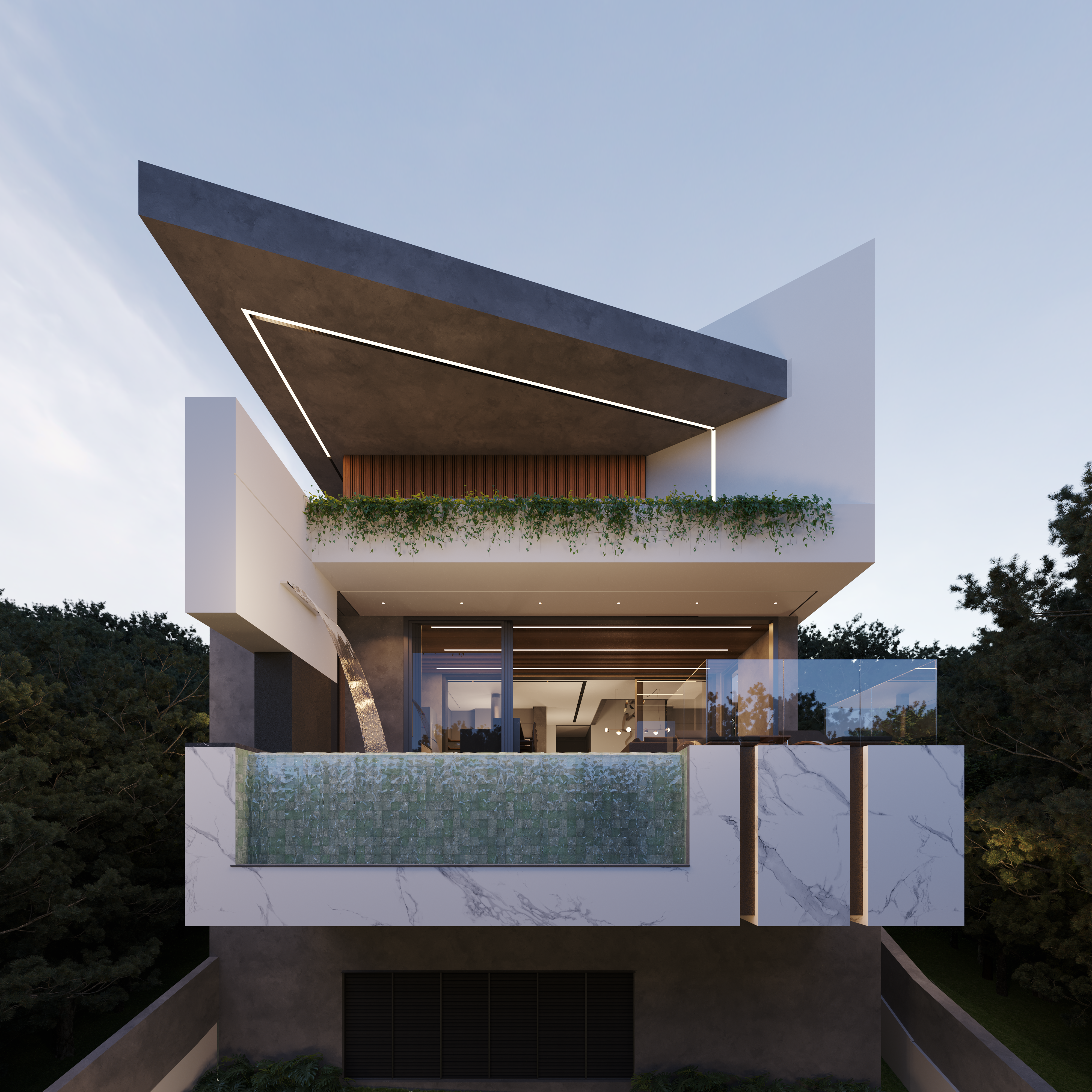 Imagem das áreas de lazer das casas